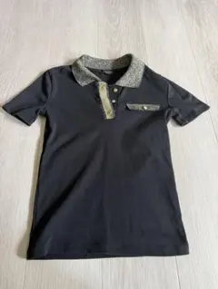 zara メタリック糸ポロシャツ ザラ レディースポロシャツ