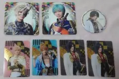 ミュージカル刀剣乱舞 カード、コースター、缶バッジ7点セット