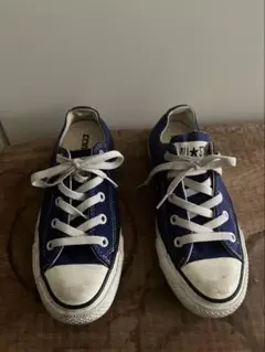 ALL STAR ネイビー ローカット スニーカー 23.0