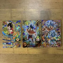 スーパードラゴンボールヒーローズ UR 3枚セット（孫悟空・ベジータ：GT）