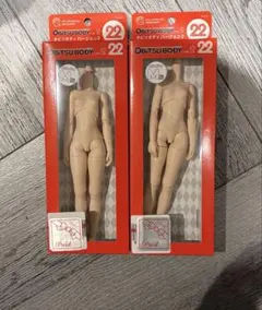 オビツ22 M胸 ホワイティ 22cmドール　2個セット