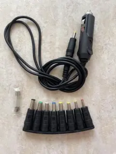 【美品】　シガーアダプター + 変換プラグコネクタ 8種　シガーソケット