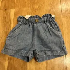 petit main デニムショートパンツ 80