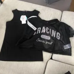 新品 タンク＆メッシュトップス 150