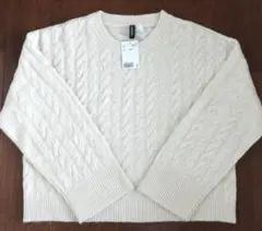 H&M セーター 長袖 レディース Mサイズ ベージュ【新品未使用】