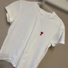 ami paris ハートロゴ Tシャツ ホワイトのサムネイル