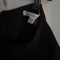 ZARA ブラック タイトスカート ラップデザイン