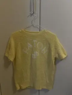 PATOU 半袖 ニット イエロー ロゴ入りのサムネイル