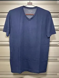 TK333 THREE DOTS Vネック Tシャツ ネイビー Mのサムネイル