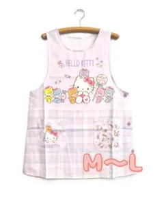 ハローキティ M〜L 保育士エプロン エプロン 保育士 幼稚園【新品・未使用】
