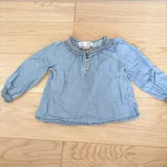 ZARA ベビー デニムブラウス 86cm