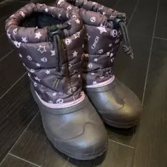IGNIO スノーブーツ ブラウン/ピンク　21センチ