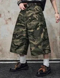 y2k military wide shorts 迷彩 カモ archive - メルカリ