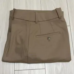 ユニクロ　タックワイドパンツ　32 BEIGE ベージュ　S