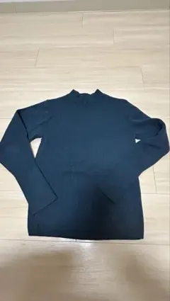 BEAUTY&YOUTH ダークグリーン　ハイネックニット