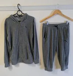 プーマ パイル地 セットアップ カジュアルウエア ルームウェア S ウィメンズ