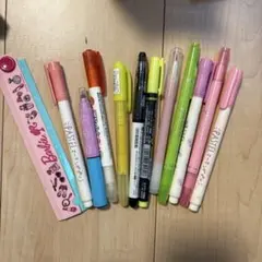 【まとめ売り】蛍光ペン カラーペン モノサシ