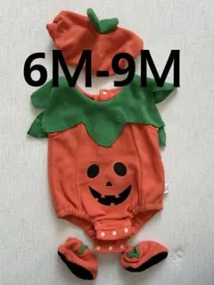 ハロウィン　かぼちゃ　ジャックオーランタン　仮装　コスチューム　ベビーロンパース