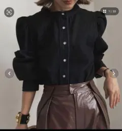 AMERI アメリ 黒 シャツ ブラウス 編み上げ Fサイズ ロリ - メルカリ