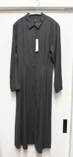 UNIQLO長袖ロングワンピース