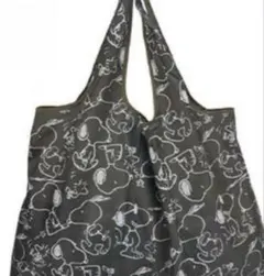 大容量　エコバッグ 軽量　　キャラクター　スヌーピー　新品