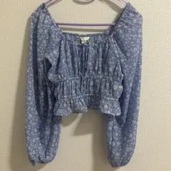 H&M 花柄　ブラウス