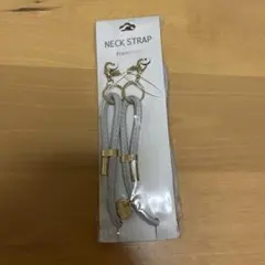 新品Francfranc フランフラン フレ ネックストラップ シンプル GY