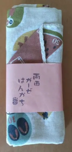 くろちく 両面ガーゼはんかち 夏切手6のサムネイル