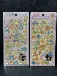 2枚セット すみっコぐらし ボンドロップシール 3Dステッカー