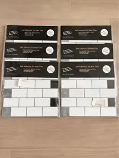 Self Adhesive 3D Wall Tiles 6枚セット