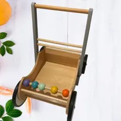 ボーネルンド バヨ (BAJO) ベビーウォーカー 手押し車 カート 木製