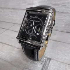 Pierre Cardin ピエールカルダン クロノグラフ デイト 腕時計 黒のサムネイル