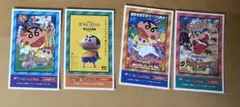 クレヨンしんちゃん 映画　デコステッカー 4枚セット