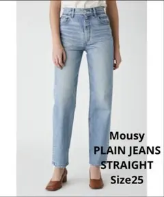 MOUSSY PLAIN JEANS STRAIGHT