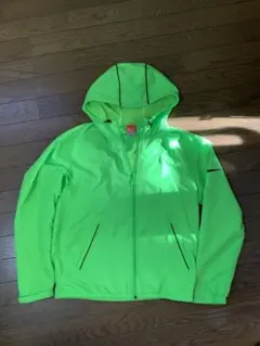 Nike 蛍光グリーン ウィンドブレーカー　Sサイズ
