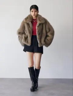 ブルゾン ファーコート