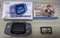 任天堂 ゲームボーイアドバンス 本体 /ミルキーブルー +マリオカートアドバンス