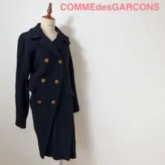 COMME des GARCONS ロングコート ブラック S コート 25aw - メルカリ