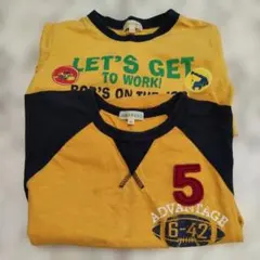 ３ｃａｎ４ｏｎ　Hushush イエローTシャツ 100cm