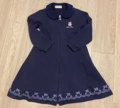 メゾピアノ　バレエ　ジップアップワンピース　120