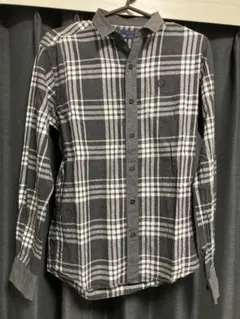 FRED PERRY チェック柄長袖シャツ S