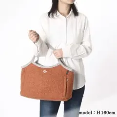 【ルートート】★ROOTOTE★モコモコボアトートバッグ★オレンジ