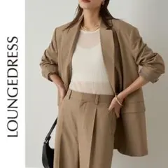 新品　ラウンジドレス　Loungedress TRジャケット　ベージュ