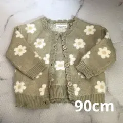 mamaraku 花柄カーディガンボレロセット 90cm