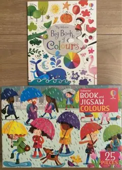 Usborne ジグソーパズル(Big Book of Colours付き）新品