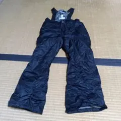 RÉSEEDA 黒 スキーオーバーオール