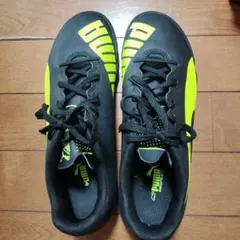 PUMA evoSPEED 5 シューズ ブラック サッカーフットサル 25cm