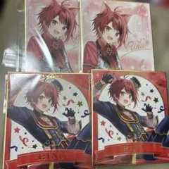 すとぷり　莉犬くん　ミニ色紙　４枚セット