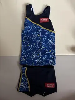 KONAMI 星柄 セパレート水着 110cm