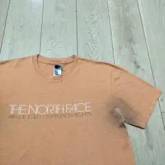 US古着Tシャツ THE NORTH FACE ノースフェイス オレンジ M